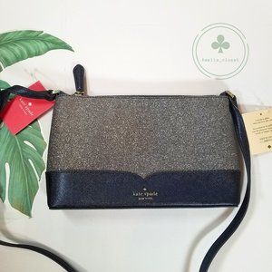 MAKE AN OFFER Kate Spade Shimmy Glitter Purse Joeley Ramey Crossbody Bag New